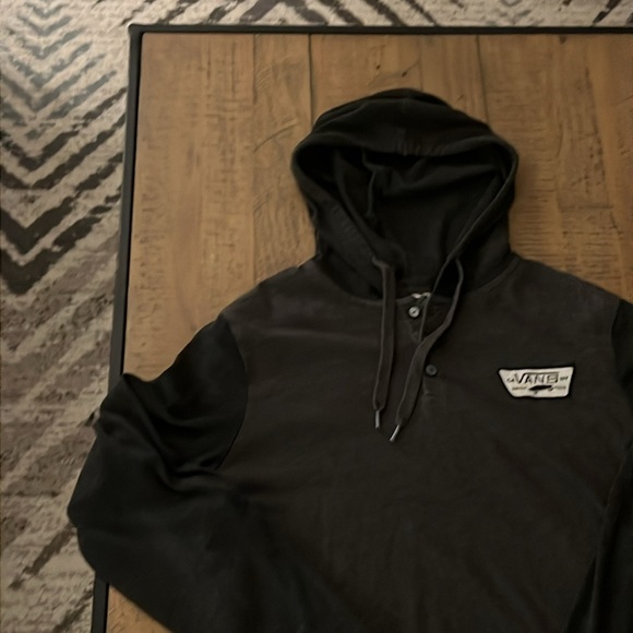 Vintage Vans Off The Wall Light Weight Hoodie - Size Medium - Picture 3 of 11